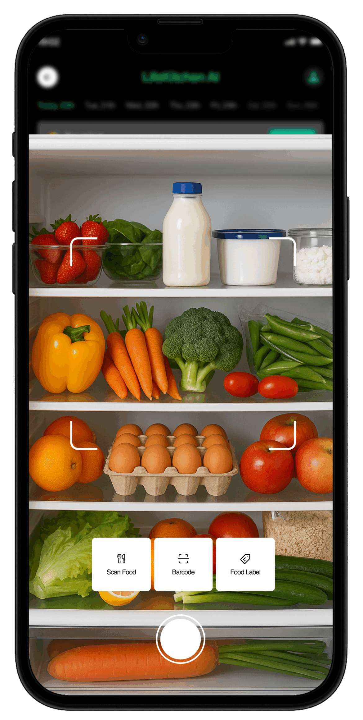 Scan fridge LifeKitchen app